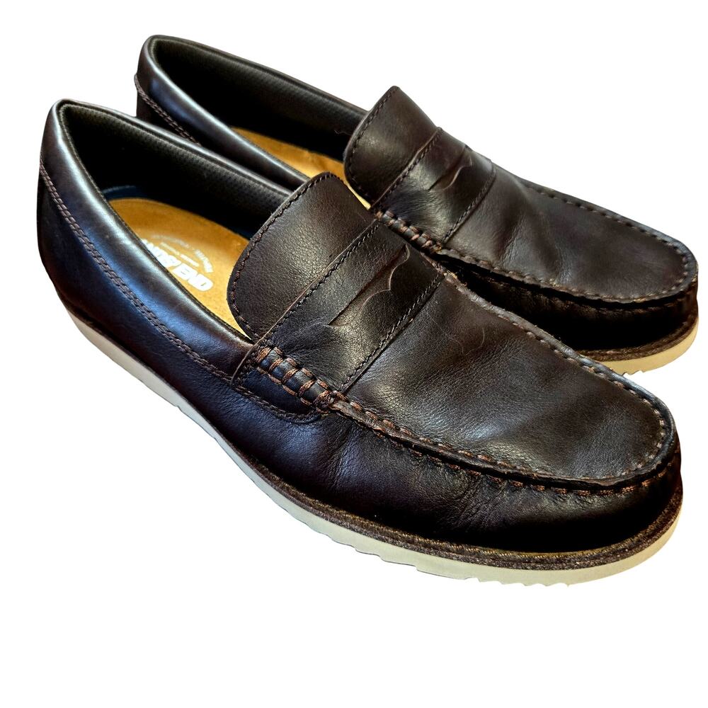 NWOT Land's End 9.5 D Men's Brown Casual Shoe Loafers Slip On 9 1/2